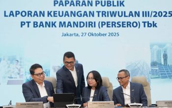 Bank Mandiri: Kredit Solid 11%, DPK Digital Tinggi, Kuartal III 2025.