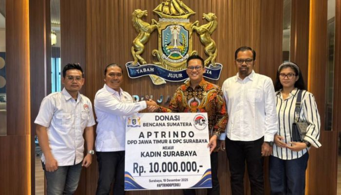 Bersama Kemenko Infra, Kadin Surabaya Bantu Korban Bencana di Tiga Provinsi