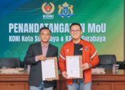 Kadin dan KONI Surabaya Teken MoU Dukung Pengembangan Industri Olahraga