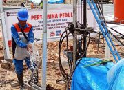 Pertamina dan Elnusa Bangun Sumur Air Bersih untuk Warga Terdampak Bencana