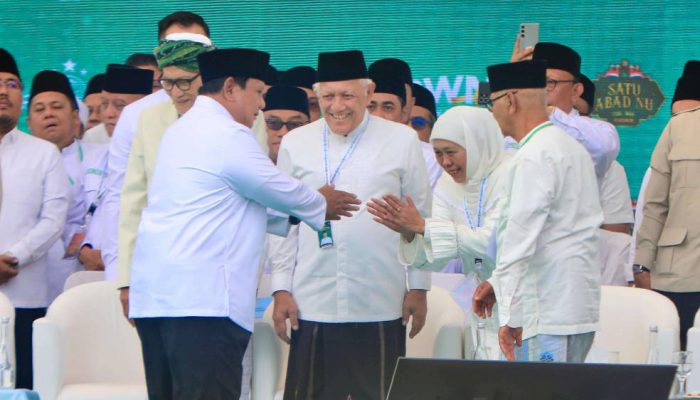 Prabowo Hadiri Mujahadah Kubro Satu Abad NU, Tegaskan Peran NU Jaga NKRI