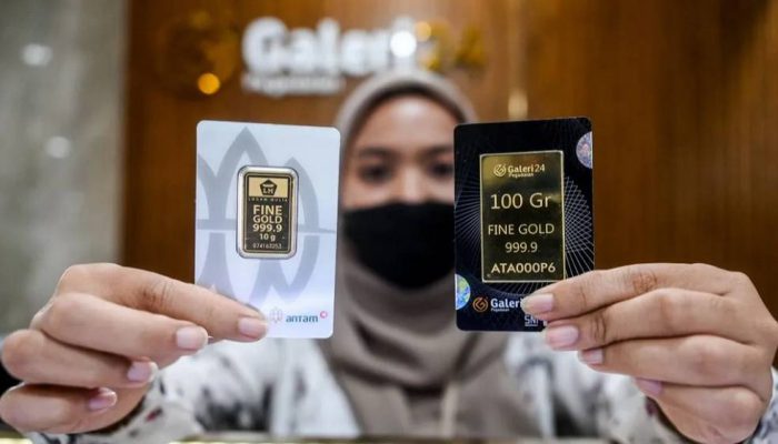 Minim Sentimen, Harga Emas Galeri24 dan UBS di Pegadaian Tertahan