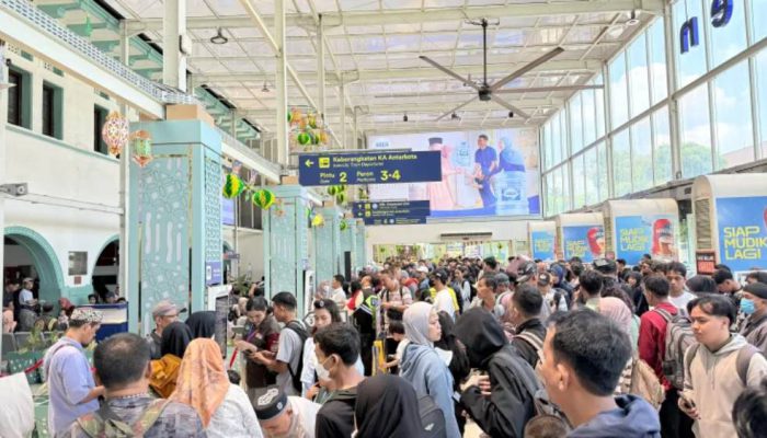 KAI Catat Puncak Arus Balik Kereta Api Terjadi pada Minggu