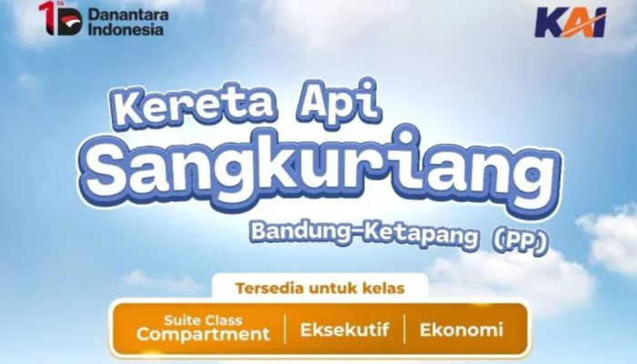 KA Sangkuriang Mulai Melintas 1 Mei, Layani Pemberhentian di Daop 5