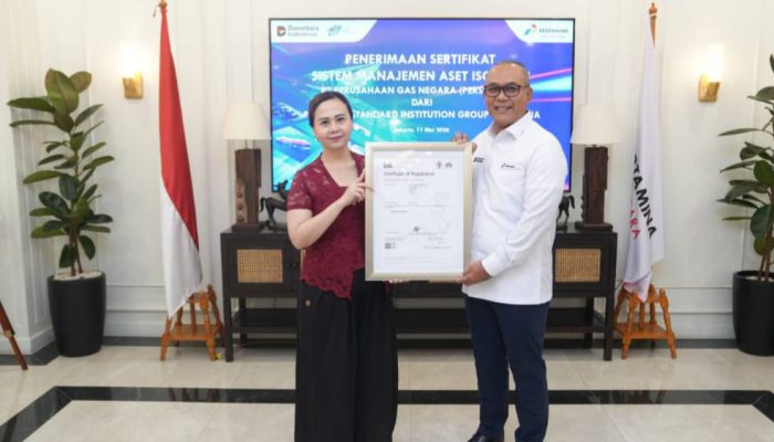 Sertifikasi ISO 55001 Jadi Bukti Komitmen PGN Kelola Infrastruktur Gas Berstandar Internasional