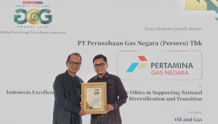 PGN Raih Penghargaan Indonesia Excellence GCG Awards 2026, Perkuat Integritas dan Transparansi Bisnis