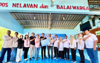 Program TJSL Pelindo Terminal Petikemas Ubah Wajah Sarana Publik di Sekitar Terminal Teluk Lamong
