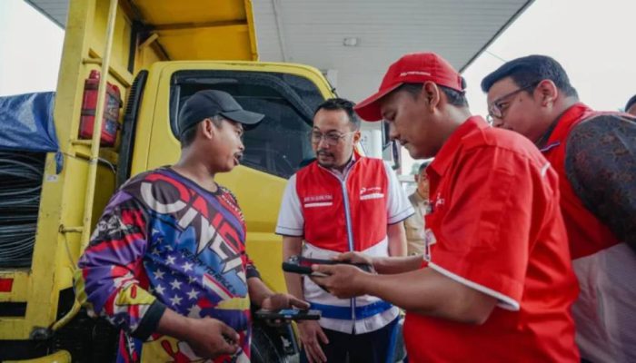 Antrean Truk Diurai, Pertamina Buka Layanan Biosolar 24 Jam di 13 SPBU Palembang