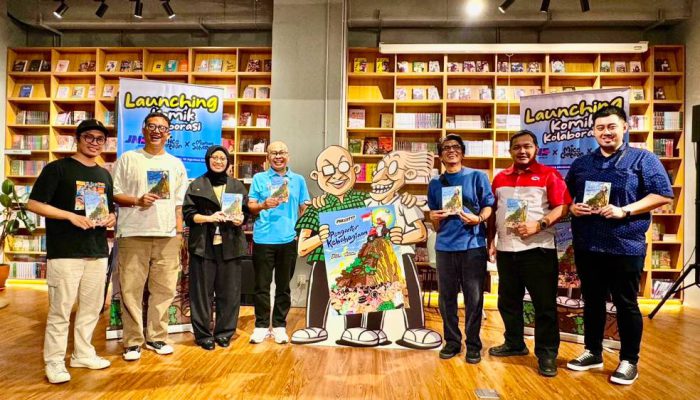Lewat Komik Pengantar Kebahagiaan, JNE-GRasindo Apresiasi Perjuangan Para Kurir