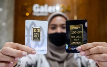 Harga Emas Galeri24 dan UBS di Pegadaian Tak Berubah Hari Ini