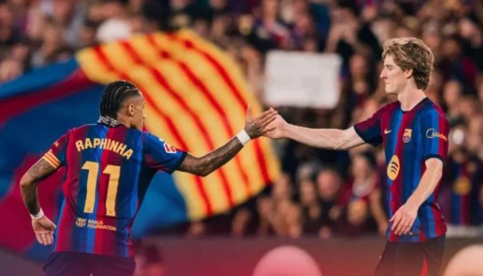 Barcelona Hantam Rayo Vallecano 5-2, Raphinha dan Lamine Yamal Cetak Brace