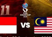 Jadwal Indonesia vs Malaysia FIFA ASEAN Cup 2026, Garuda Bidik Kemenangan Kedua
